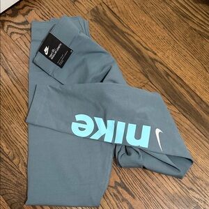 Nike Teal Leggings with Logo